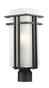 Abbey Outdoor Post Light in Black Finish