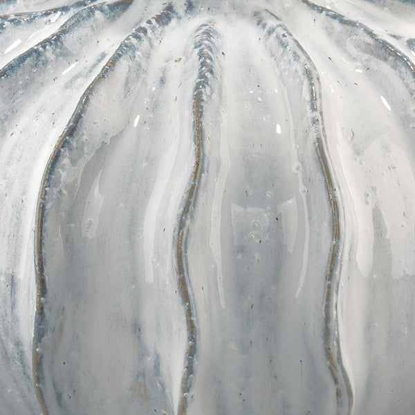 Oceane Gourd Ceramic Table Lamp with Linen Shade