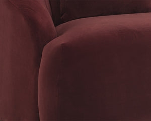 Astrid Sofa - Merlot