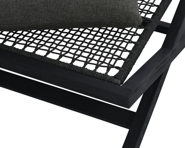 BARI STOOL - CHARCOAL - GRACEBAY GREY