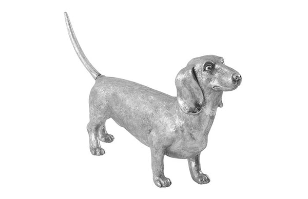 Dachshund Dog, Silver Leaf