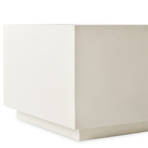 Parish Concrete Cube In White Concrete