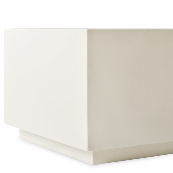 Parish Concrete Cube In White Concrete
