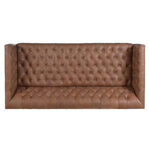 Williams Leather Sofa-75"-Nat Wash Camel
