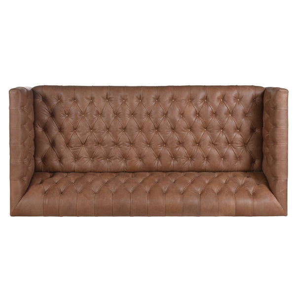 Williams Leather Sofa-75"-Nat Wash Camel