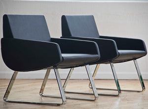York Chair In Black Leather
