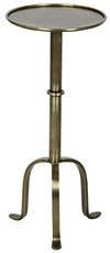 Tini Side Table, Metal with Brass Finish