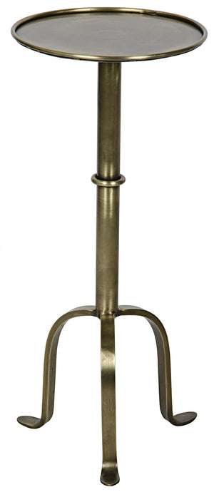 Tini Side Table, Metal with Brass Finish