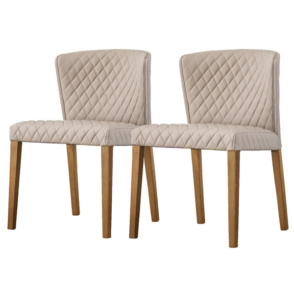 Albie Diamond Stitching Chair In Danburry Dune