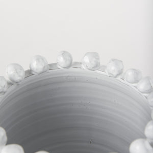 Basin Small Off-White Glazed Vase