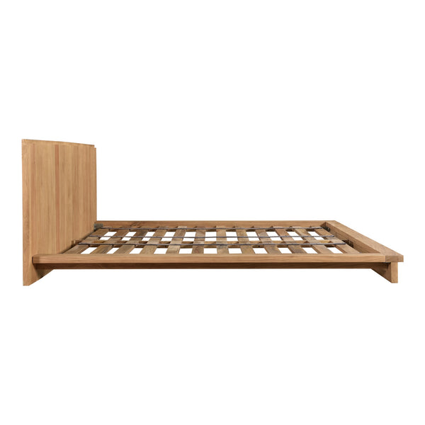 Moe's Plank Collection King Bed in Natural Oak