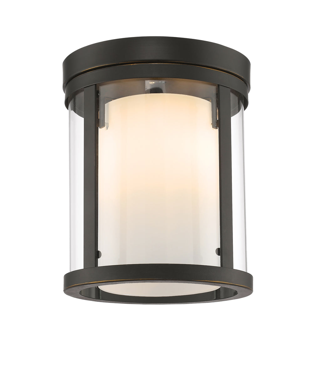 Willow 3 Light Flush Mount in Olde Bronze Finish