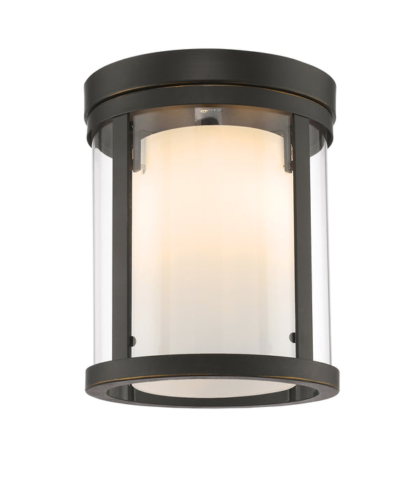 Willow 3 Light Flush Mount in Olde Bronze Finish