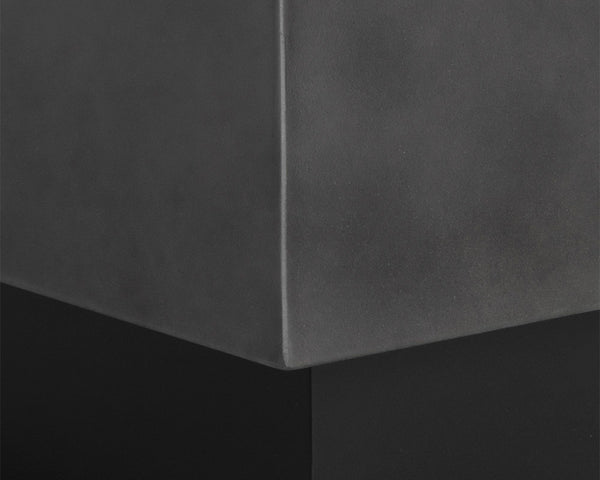 BLAKELY SIDE TABLE - GUNMETAL