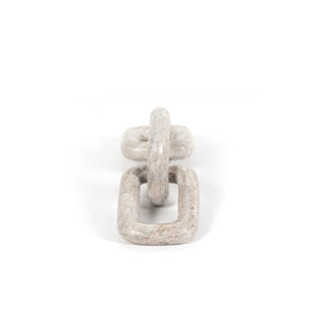 Marble Chain In Creamy Taupe Marble
