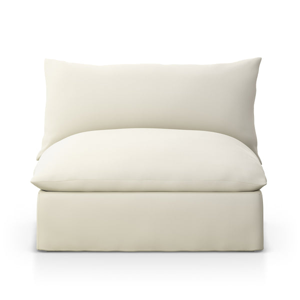 Grant Outdoor Swivel Chair In Faye Cream