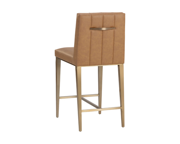 WILBUR COUNTER STOOL - MILLIKEN COGNAC