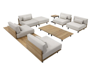 GENEVE C-SHAPED END TABLE