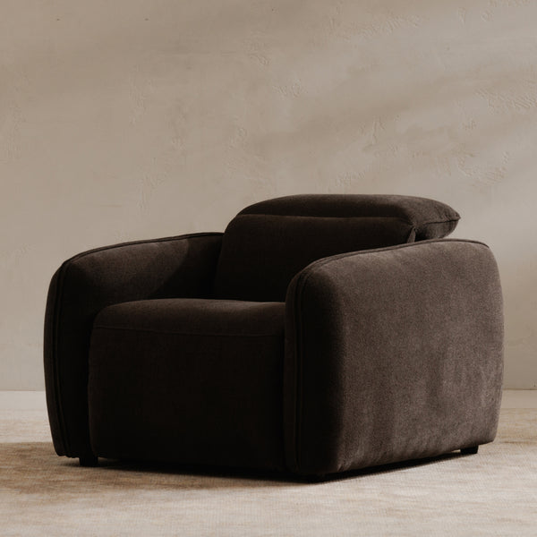 Eli Power Recliner Chair in Dusk Grey