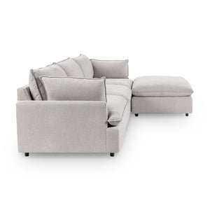 Caplan 4-Piece Modular Sectional in Elite-Gray