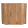 Moe's Theo Natural Oak Curved Cabinet