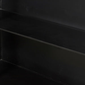 Belmont Wide Metal Cabinet In Black