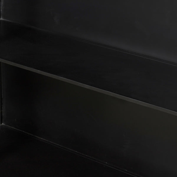Belmont Wide Metal Cabinet In Black