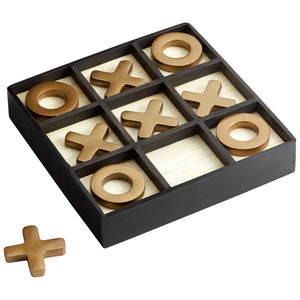 Tic-Tac-Glow Sculpture in Black - Gold - White
