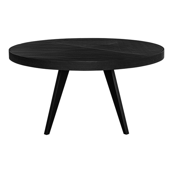 Moe's Parq 60" Round Dining Table Black Acacia