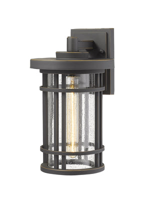 Jordan 1 Light Outdoor Wall Sconce in Oil Rubbed Bronze Finish