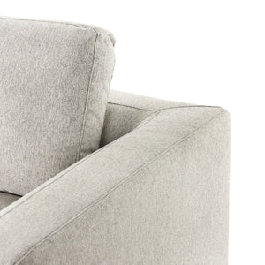 Colt 3-Piece U Sectional - Aldred Silver