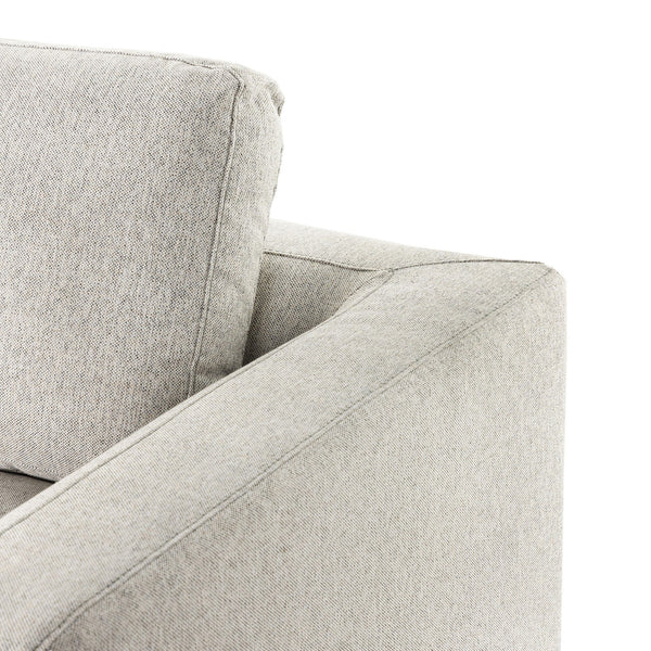 Colt 3-Piece U Sectional - Aldred Silver