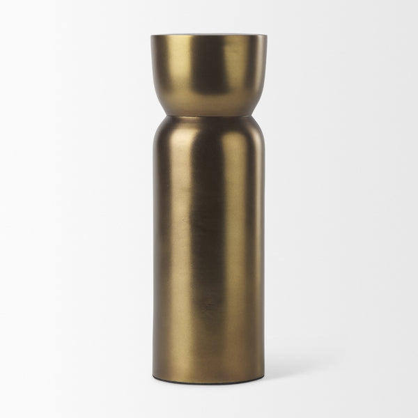 Malta Aluminum Candle Holder Large