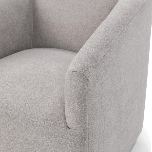 Vernon Swivel Chair in Elite-Gray with 360-Degree Swivel