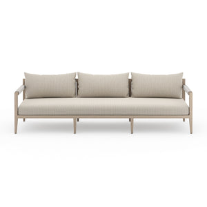 Sherwood Outdoor Sofa In 93" In Brown/Faye San