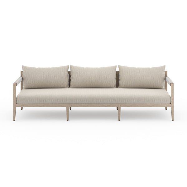 Sherwood Outdoor Sofa In 93" In Brown/Faye San