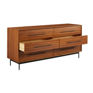 Taylor 6 Drawer Dresser, Amber