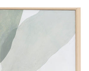 CALM REFLECTION (SET OF 2) - 40" X 50" - NATURAL FLOATER FRAME
