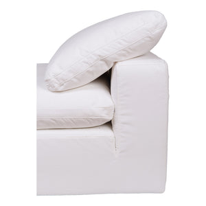 Clay Collection Slipper Chair in Cream White