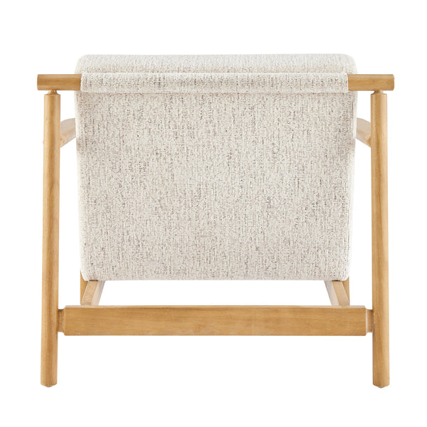 Arnold Chenille Accent Arm Chair, Concord Cream