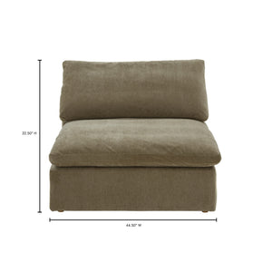 Moe's Clay Slipper Chair in Desert Sage