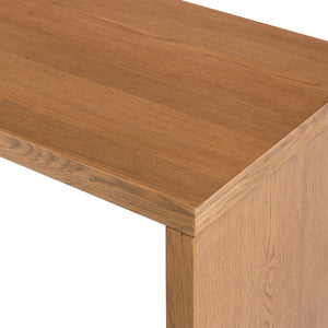 Posada Desk In Amber Oak Veneer