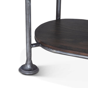Bowery Tall Oval Bar Cabinet