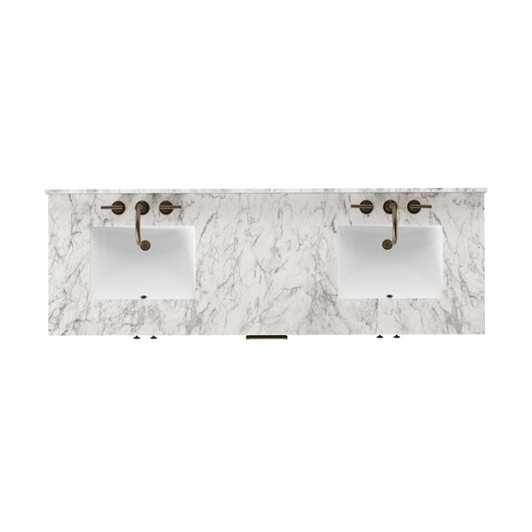 Anthem Double Vanity - Black Wash Oak Veneer