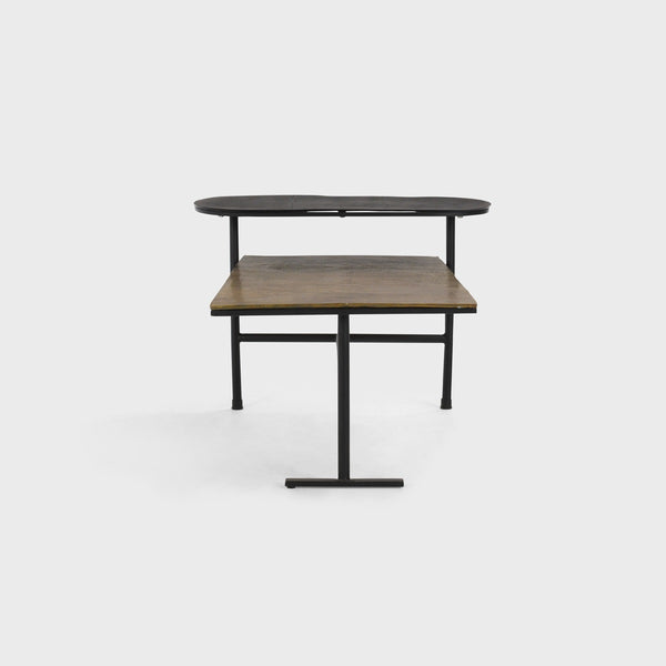 Wagner Cast Aluminum Rectangle Coffee Table - Dark Antique