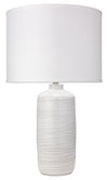 Trace Ceramic Table Lamp with Linen Shade