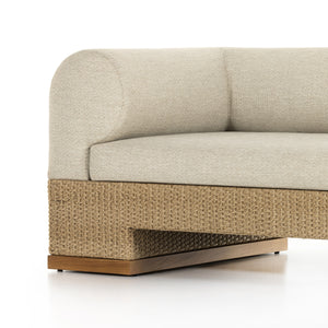 Joss Outdoor Sofa In 106" In Natural Teak
