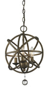 Acadia 3 Light Pendant in Golden Bronze Finish