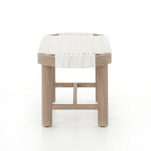 Sumner Outdoor Bench In Washed Brown