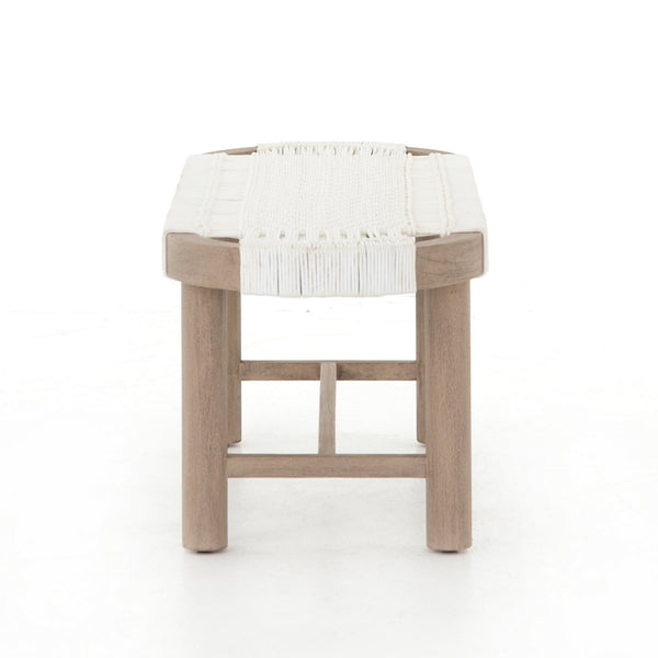 Sumner Outdoor Bench In Washed Brown